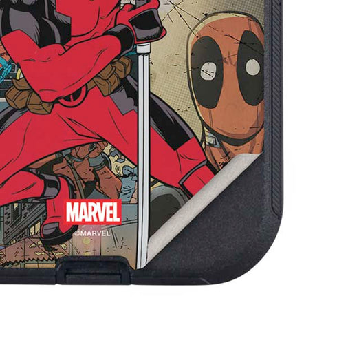 Marvel Deadpool Deadpool Collage Otterbox Defender iPhone Skin