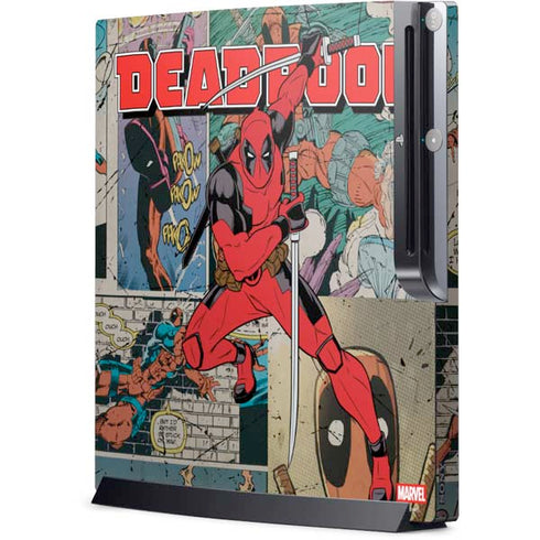 Marvel Deadpool Deadpool Collage Playstation 3 & PS3 Slim Skin