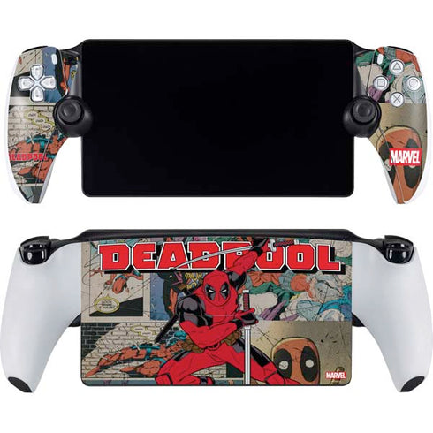 Marvel Deadpool Deadpool Collage PlayStation PS5 Skins