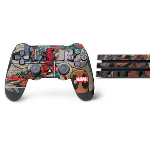 Marvel Deadpool Deadpool Collage PS4 Pro Bundle Skin