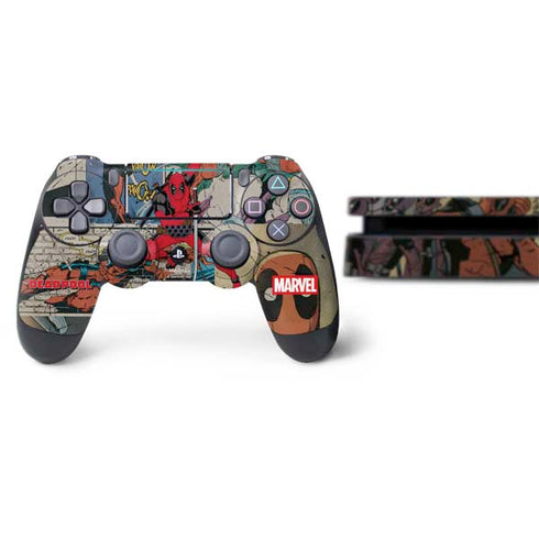 Marvel Deadpool Deadpool Collage PS4 Slim Bundle Skin