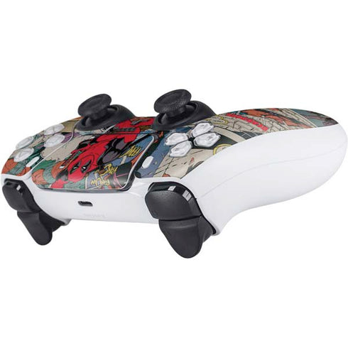 Marvel Deadpool Deadpool Collage PS5 Controller Skin