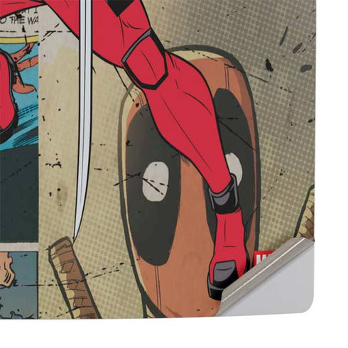 Marvel Deadpool Deadpool Collage PS5 Pro Console Skin