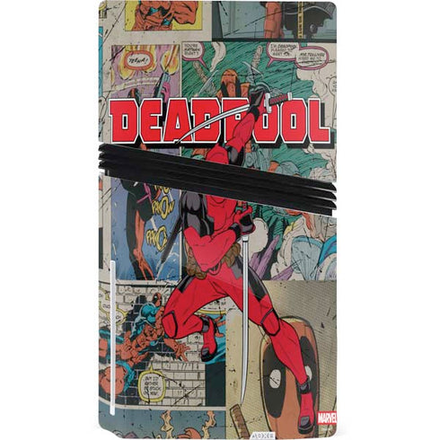 Marvel Deadpool Deadpool Collage PS5 Pro Disk Bundle Skin