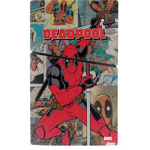 Marvel Deadpool Deadpool Collage PS5 Slim Digital Edition Console Skin