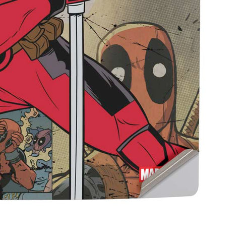 Marvel Deadpool Deadpool Collage PS5 Slim Digital Edition Console Skin