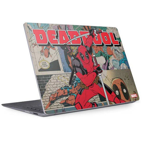 Marvel Deadpool Deadpool Collage Surface Laptop 2 Skin