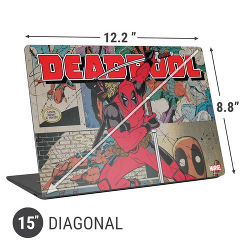 Marvel Deadpool Deadpool Collage Universal Laptop 15in (12.2 x 8.8in) Skin