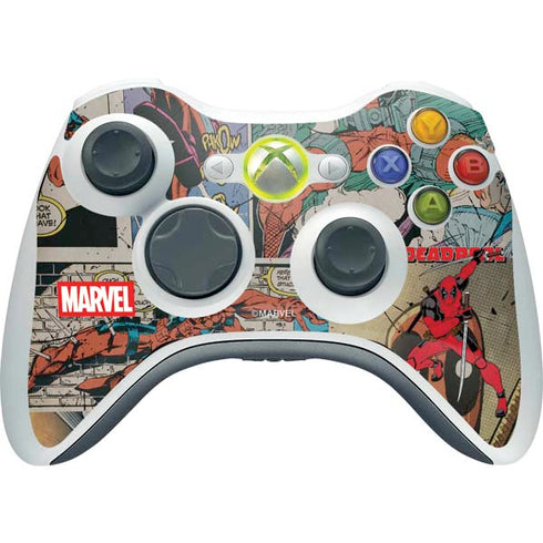 Marvel Deadpool Deadpool Collage Xbox 360 Wireless Controller Skin