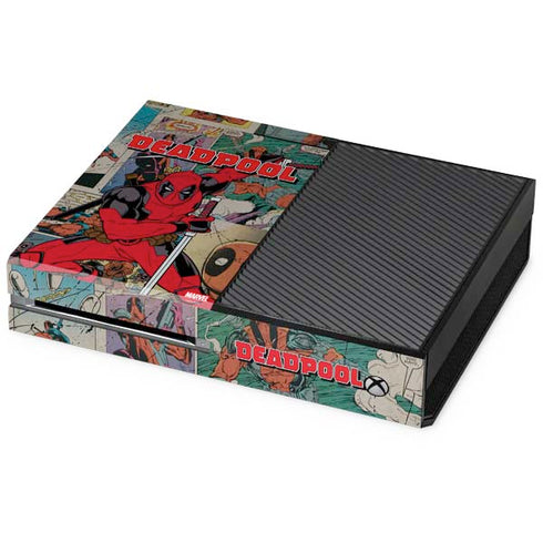 Marvel Deadpool Deadpool Collage Xbox One Console Skin
