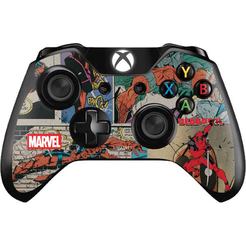 Marvel Deadpool Deadpool Collage Xbox One Controller Skin