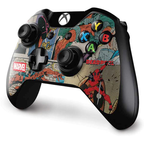 Marvel Deadpool Deadpool Collage Xbox One Controller Skin