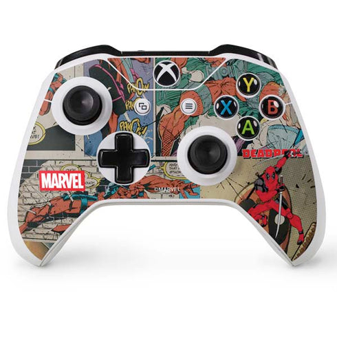 Marvel Deadpool Deadpool Collage Xbox One S Controller Skin