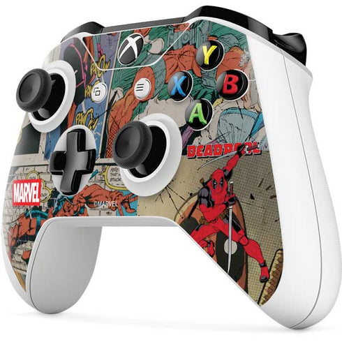 Marvel Deadpool Deadpool Collage Xbox One X Controller Skin