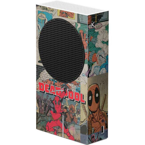 Marvel Deadpool Deadpool Collage Xbox Series S Console Skin