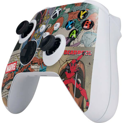 Marvel Deadpool Deadpool Collage Xbox Series S Controller Skin