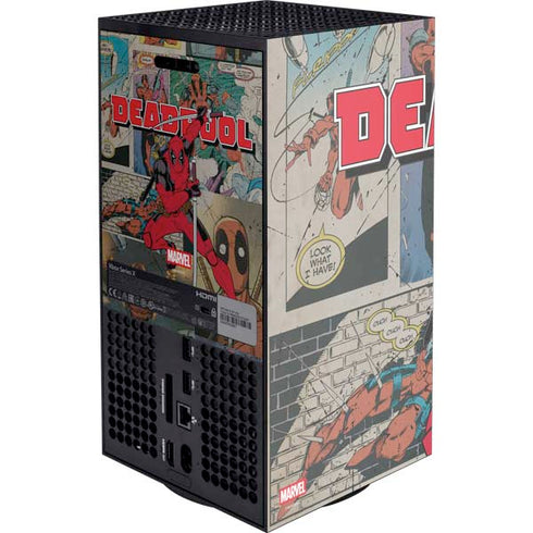 Marvel Deadpool Deadpool Collage Xbox Series X Console Skin