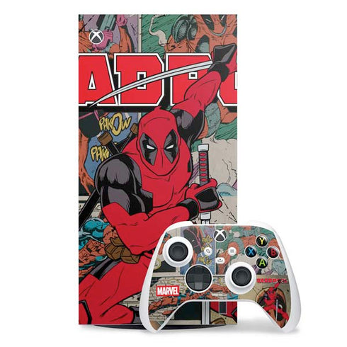 Marvel Deadpool Deadpool Collage Xbox Series X Skins
