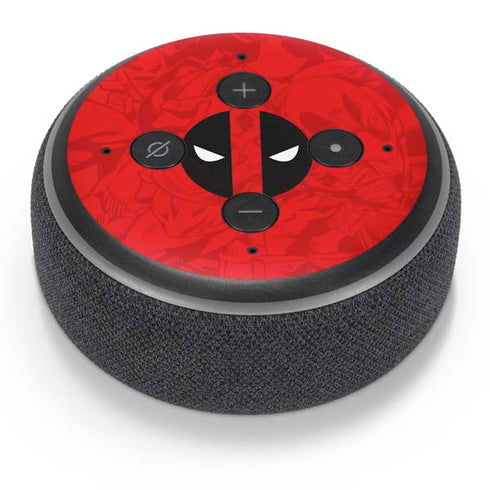 Marvel Deadpool Deadpool Emblem Amazon Echo Dot Skin
