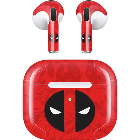 Marvel Deadpool Deadpool Emblem Apple AirPods (3rd Gen 2021) Skin