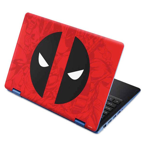 Marvel Deadpool Deadpool Emblem Aspire R11 11.6in Skin