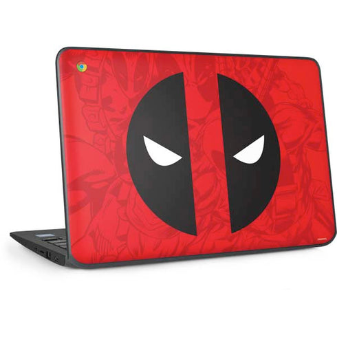 Marvel Deadpool Deadpool Emblem HP Chromebook Skin