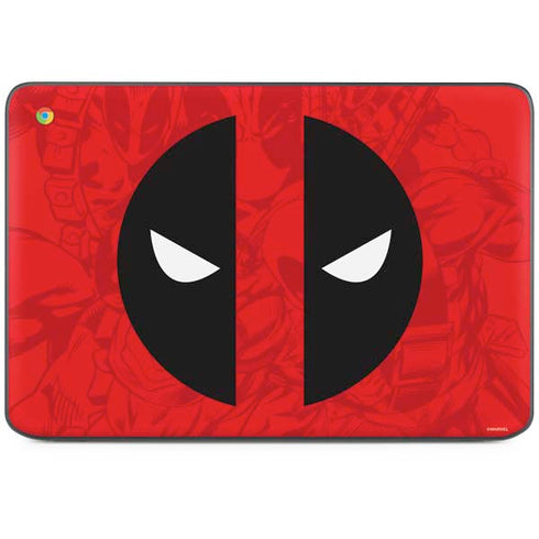 Marvel Deadpool Deadpool Emblem HP Chromebook Skin