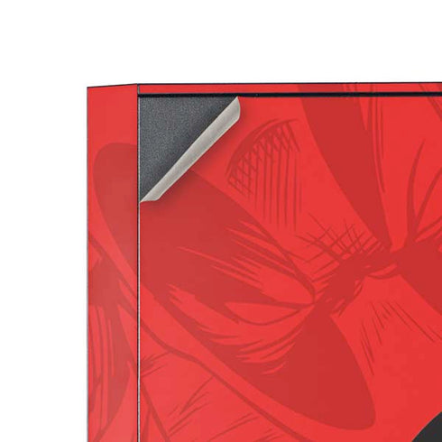 Marvel Deadpool Deadpool Emblem Corsair 4000D Tempered Glass Mid-Tower ATX Case Skin