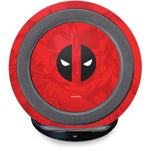 Marvel Deadpool Deadpool Emblem Fast Charge Wireless Charging Stand Skin