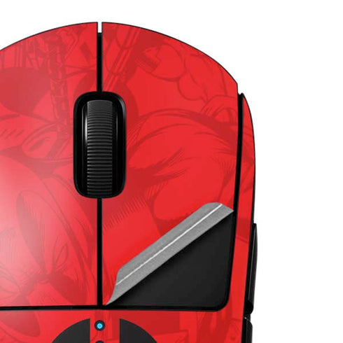 Marvel Deadpool Deadpool Emblem G Pro Wireless Gaming Mouse Skin