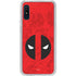 Marvel Deadpool Deadpool Emblem Galaxy A10e Clear Case