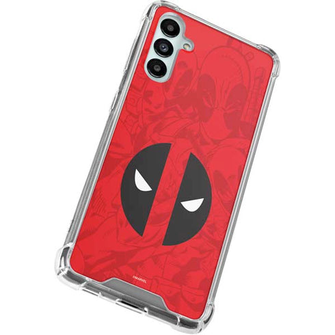 Marvel Deadpool Deadpool Emblem Galaxy A14 5G Clear Case