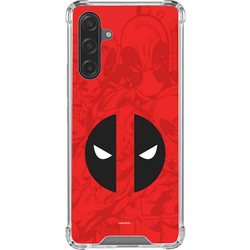 Marvel Deadpool Deadpool Emblem Galaxy A17 Clear Case