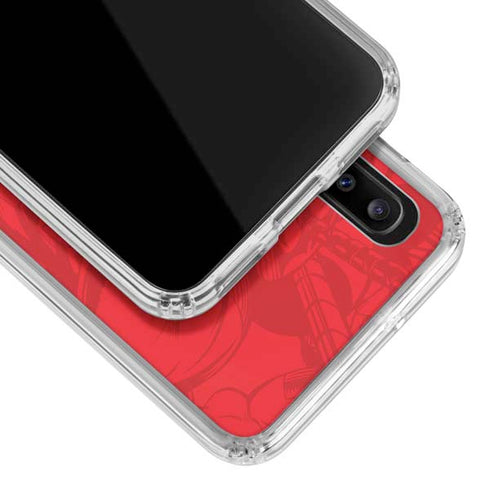 Marvel Deadpool Deadpool Emblem Galaxy A20 Clear Case