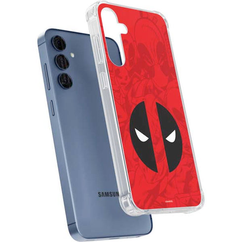Marvel Deadpool Deadpool Emblem Galaxy A35 5G Clear Case