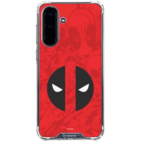 Marvel Deadpool Deadpool Emblem Galaxy A36 5G Clear Case