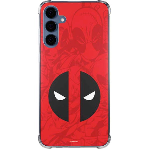 Marvel Deadpool Deadpool Emblem Galaxy A55 5G Clear Case