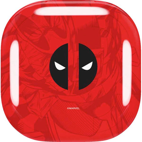 Marvel Deadpool Deadpool Emblem Galaxy Buds Live Skin