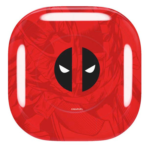 Marvel Deadpool Deadpool Emblem Galaxy Buds Live Skin