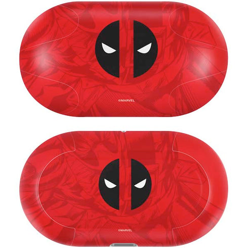 Marvel Deadpool Deadpool Emblem Galaxy Buds Plus Skin