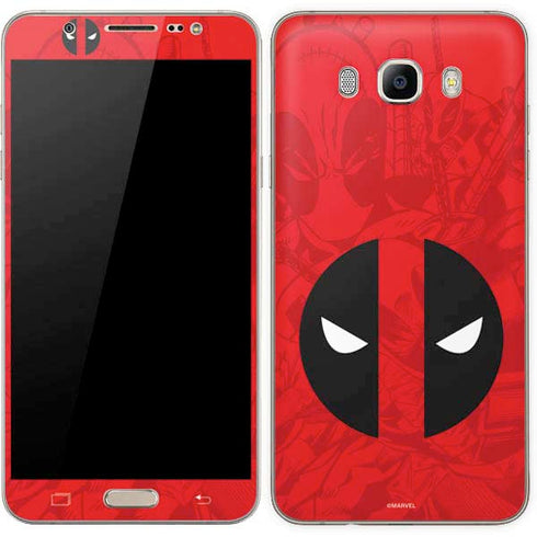Marvel Deadpool Deadpool Emblem Galaxy J7 Skin