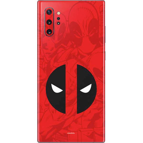 Marvel Deadpool Deadpool Emblem Galaxy Note 10 Plus Skin