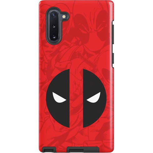 Marvel Deadpool Deadpool Emblem Galaxy Cases