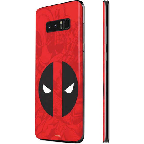 Marvel Deadpool Deadpool Emblem Galaxy Note 8 Skin