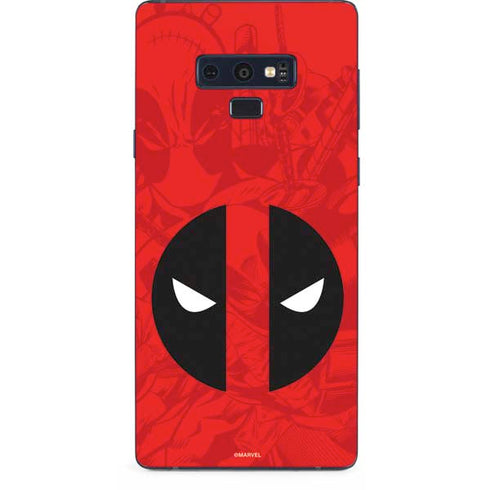 Marvel Deadpool Deadpool Emblem Galaxy Note 9 Skin