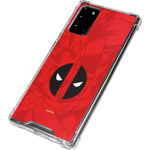 Marvel Deadpool Deadpool Emblem Galaxy Note20 5G Clear Case