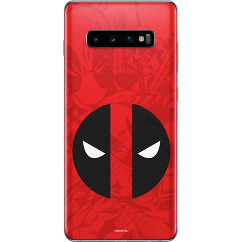Marvel Deadpool Deadpool Emblem Galaxy S10 Plus Skin