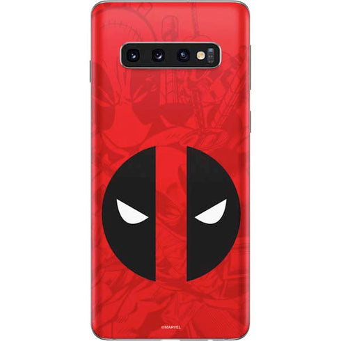 Marvel Deadpool Deadpool Emblem Galaxy S10 Skin