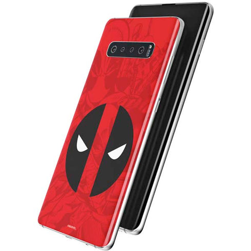 Marvel Deadpool Deadpool Emblem Galaxy S10 Skin