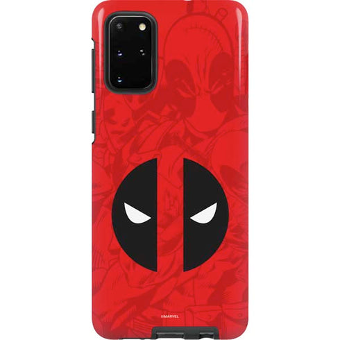 Marvel Deadpool Deadpool Emblem Galaxy S20 Plus Pro Case